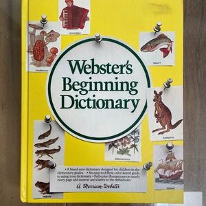 Like New "Webster's Beginning Dictionary" Hardcover Book